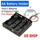 AA Battery Holder Case Box with Wire Leads for 4X Series AA Batteries 6V US