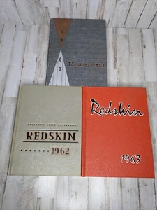 VTG Oklahoma State University Redskins Yearbook Lot 1960 1962 1963 - Picture 1 of 8