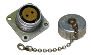 Military connector 2-PIN AN 3102A 14S 9S CANNON JAE FAMALE [069]B - Zdjęcie 1 z 10