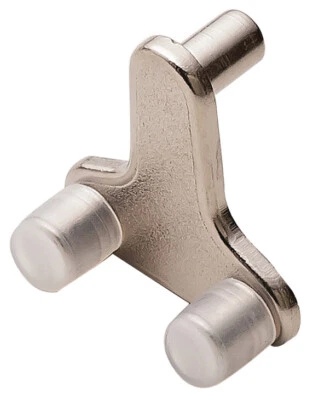 12 x Genuine Hafele 6-8mm Glass Shelf Supports 12kg  - German made - 730.83.601 - image 1 of 3