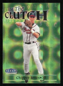 1998 Fleer Tradition In The Clutch #IC10 Chipper Jones - Picture 1 of 2