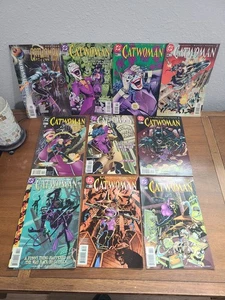 Vintage 1998 "CATWOMAN" Comic book Lot 10,No 58 to 65! Collector set!🔥🔥 - Picture 1 of 10