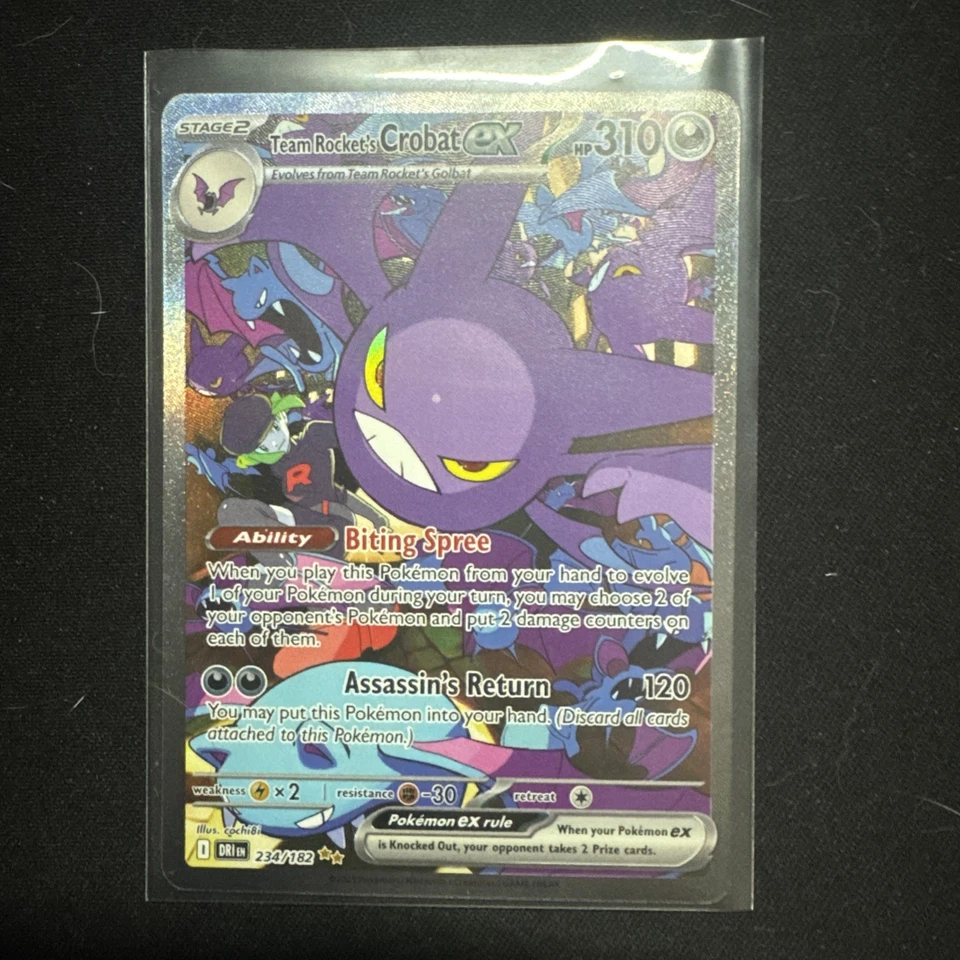 Team Rocket’s Crowbat Ex 234/182 SIR Destined Rivals - Image 1 of 1