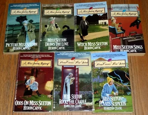 Miss Seeton Mystery Series by Heron Carvic, Hamilton Lot of 7 #1-5,13,15 PB VG - Imagen 1 de 4