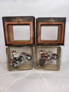 Harley-Davidson North Pole Motorcycle Club Holiday Ornament Snowman Motorcycle - Picture 1 of 17