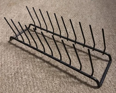 Metal Wire Kitchen Sink Draining Holder Plate Rack - Black, Good Used Condition - Image 1 of 4