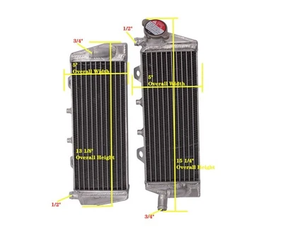 Los6 para radiador KTM 2013-2018 EXC EXC-F XC-W SX-F 150 200 250 350 Foto 1 de 4