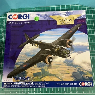 New! Corgi 1:72 Bristol Blenheim MK.IVF Spirit Of Britain $114.98 - Image 1 of 4