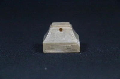China Antiguo Han Dy Jade Blanco Tallado Sello Estampador #2 Foto 1 de 4