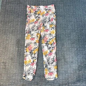 Ladies H&M Floral Summer Thin Trousers / Size 14 New With tags ❤️ - Picture 1 of 3