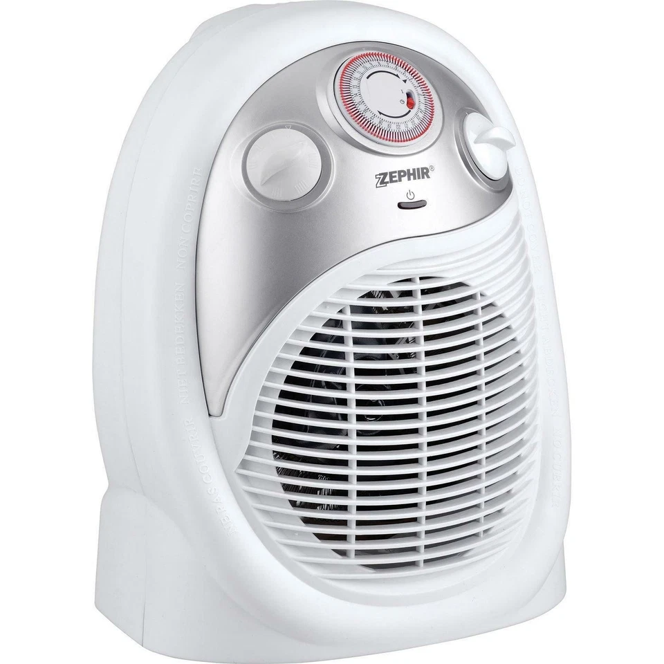 ZEPHIR TERMOVENTILATORE DA BAGNO 2000W TIMER 24 ORE ON/OFF IP21 TERMOCOMFORT-PLU - Immagine 1 di 1