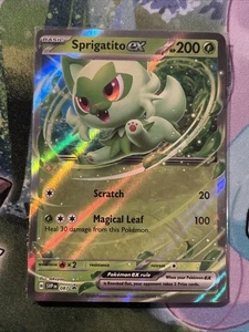 Pokemon Sprigatito EX SVP 087 Black Star Promo ultra raro sigillato in fabbrica - Foto 1 di 2