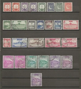 PAKISTAN 1948/57 SG 24/43a USED - Picture 1 of 1