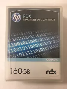 Cartouche de données HP Q2040A - 160 Go RDX / RD1000 - NEUF/scellée en usine - Photo 1/2