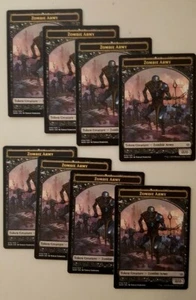 [8x] Zombie Army Token (010/019) War of the Spark MTG Magic The Gathering NM  - Picture 1 of 1