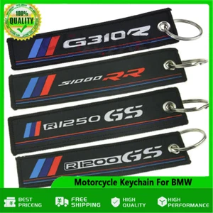 Motorcycle Embroidery Badge Keychain Accessories For BMW S1000RR G310 R1200/1250 - Picture 1 of 9
