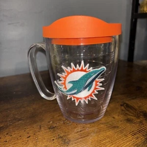 Miami Dolphins NFL ๐ Tervis Tumbler Coffee Mug 5โ Tall 4โ Diameter Florida - Picture 1 of 5