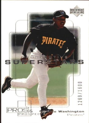 2000 Upper Deck Pros and Prospects #140 Rico Washington PS RC/1600 - NM-MT - Image 1 of 2
