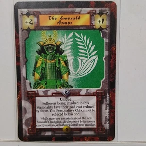 THE EMERALD ARMOR -- LEGEND 5 RINGS -- FORBIDDEN KNOWLEDGE -- NM - Picture 1 of 1