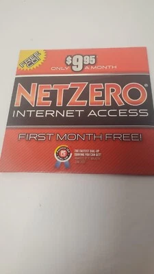 Netzero Internet Access Software Disc~2007 Vintage Sealed  - Image 1 of 4