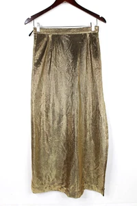 Vintage Joie De Vie Skirt Womens 12 Gold Long Maxi Mystique Intimates - Picture 1 of 12