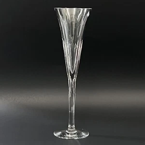 Ceska DANIELLE Cut Crystal Fluted Champagne Toasting Glass 10 3/8" - Picture 1 of 7