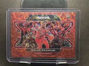 Malaki Branham 2022 Prizm Draft Picks Red Choice Prizm Rookie Variation /88  - Picture 1 of 4