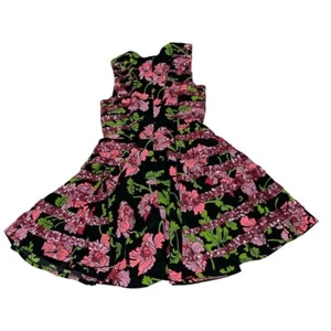 Manoush Floral Sequin Dress EU38 Polyester Acetate Multicolor Sleeveless 6 Size - Picture 1 of 9