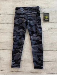 Athletic Works Girls Athletic Leggings Pants Multi Gray Camo XS (4-5) NWT - Picture 1 of 4