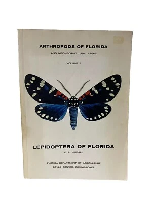 Arthropods of Florida and Neighboring Land Areas Vol 1 Rare 1965 Entomology GOOD - Image 1 of 4