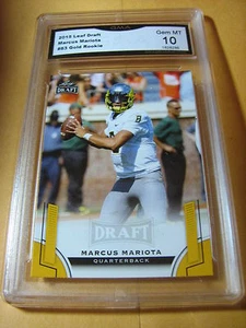 MARCUS MARIOTA TITANS 2015 FOGLIA BOZZA ORO RC # 83 GRADO 10 L@@K - Foto 1 di 1