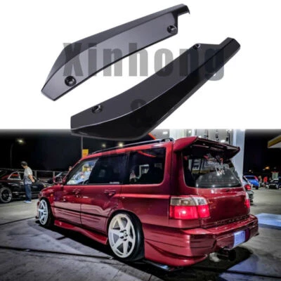 Rear Bumper Diffuser Fender Skirt Splitter Canard Protector For Subaru Forester Foto 1 de 4