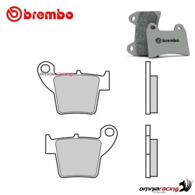 Pastiglie freno posteriori Brembo SX per Tm MX100 Junior 2013-2018 Foto 1 de 4