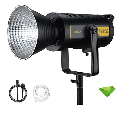 Godox FV200 200W 1/8000S High Speed Sync HSS Flash Continuous Video Studio Light - Image 1 of 4