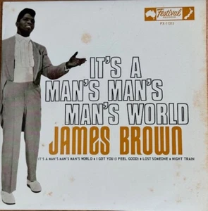 James Brown - It's A Man's Man's World 7" Single - Australian Pressing - RARE - Picture 1 of 4