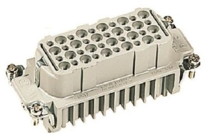 Harting Han D HMC Series size 16 B Connector Insert, Female - 09212403101 - Image 1 of 2