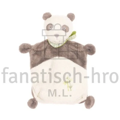 PUSBLU Baby Schmusetuch Panda Bär Kuscheltuch Baby Schnuffeltuch Spieltier DM