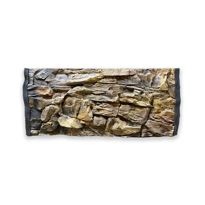 Aquarium 3D Rückwand Aquariumrückwand Rock 100x50cm Felsnachbildung Malawi Stein - Bild 1 von 4