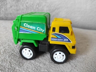model clean city car truck green cleanning Toy Action plastic kid kit color mini - Image 1 of 4