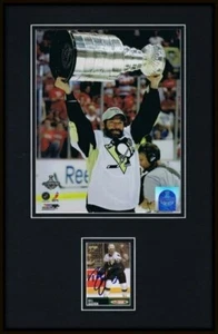 Bill Guerin Signed Framed 11x17 Photo Display Penguins Stanley Cup - Picture 1 of 2