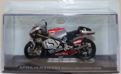 1/24 Champion Bike Collection APRILIA 250 MARCO MELANDRI 2002 82mm - Image 1 of 3