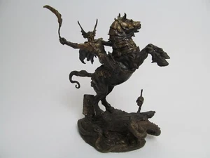 Escultura de bronce Franklin Mint Nightmare's Bane de Brom rara difícil de encontrar 9,75" de alto - Imagen 1 de 12