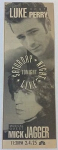 1993 NBC TV-Werbung ~ Saturday Night Live ~ Luke Perry, Mick Jagger - Bild 1 von 1