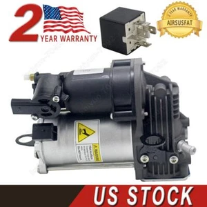 Air Suspension Compressor Pump + Relay For Mercedes GL ML Class W164 GL450 X164 - Picture 1 of 12