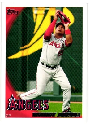 2010 Topps #15 Bobby Abreu Los Angeles Angels - Image 1 of 2