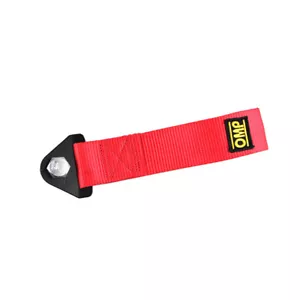 Sports RED High Strength Racing Tow Strap Set for Front Rear Bumper Towing Hook - Picture 1 of 3