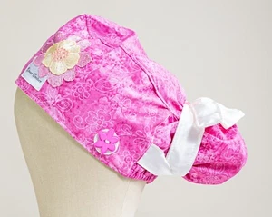women's surgical scrub caps, ponytail, medical, nurses, cotton, USA, Deanie Caps - Picture 1 of 4