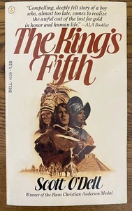 Signed! THE KING'S FIFTH by SCOTT O'DELL 1976, Paperback 1st Edition Newbery Hon - Picture 1 of 5