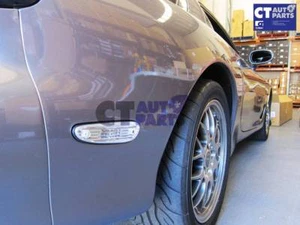 Clear Rear Side Indicators side marker blinker for 1992-2002 Mazda RX7 FD3S - Picture 1 of 8