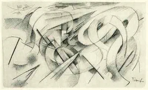 Franz MARC - STÜRMISCHE FORM  - 1920 OriginalLichtdruck WVZ F6044 - BLAUE REITER - Picture 1 of 1